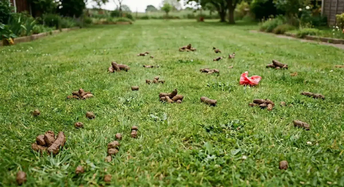 Yard before BarkScoop